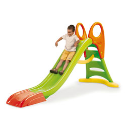 Toboggan XL Echelle Vert et Jaune