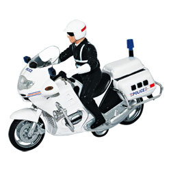 Moto police à friction