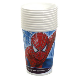 King jouet: 8 Gobelets Spiderman 3