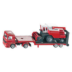 Camion Avec Moissonneuse