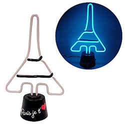 Lampe Néon Tour Eiffel coeur