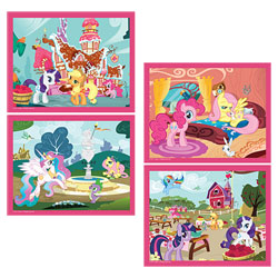 Puzzle 2x25 Pièces Petits Poneys