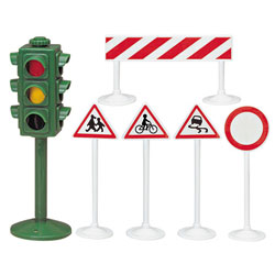 Lot de panneaux routiers