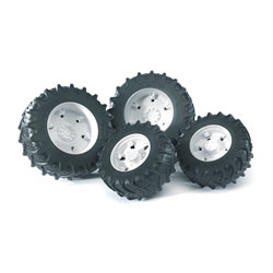 Roues jantes blanches pour tracteurs série 3000