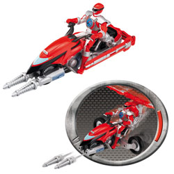 Moto Hovertek avec figurine Power Rangers