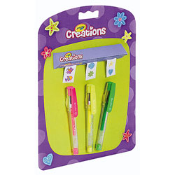 Mini blister stylos et autocollants