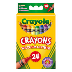 24 Crayons à la Cire