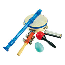 Lot de 6 instruments de musique
