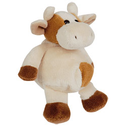 Histoire d'Ours-Peluche Vache Beige et Marron