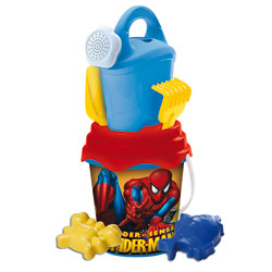 Seau Garni Spiderman et Arrosoir