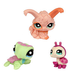Colonne 3 Petshop Coccinelle-Lapin-Tortue 