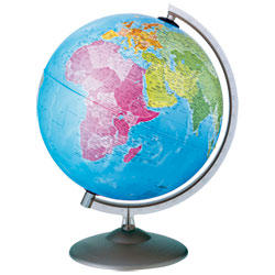 Globe continents