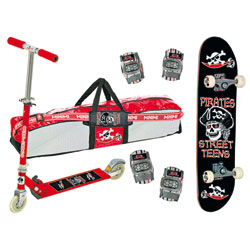 Patinette, skate et protections