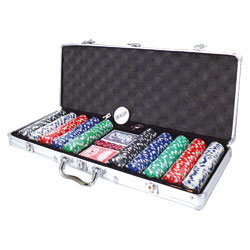 Mallette de poker 500 jetons