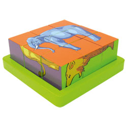 Puzzle cubes en bois
