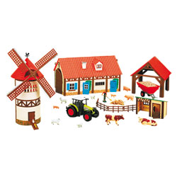 Coffret ferme et moulin