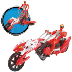 Moto superdrive avec figurine 12 cm