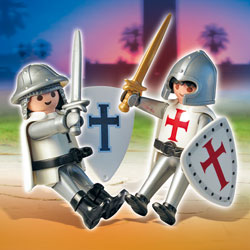 5825-Playmobil Duo Croisé Et Templier