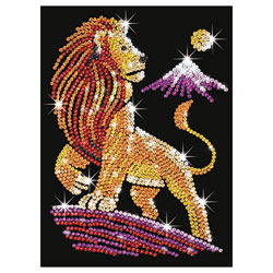 Art Sequin Roi Lion