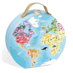 Valisette puzzle "Planète Bleue"