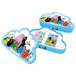 Coffret Métal + 2 jeux Barbapapa