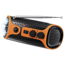 Lampe torche dynamo radio