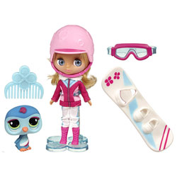 Petshop et Blythe Vacances à la neige