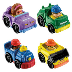Véhicule Little People Wheelies