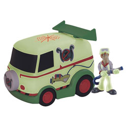 Véhicule Fluorescent Chasseur de fantômes ScoobyDoo avec 1 figurine