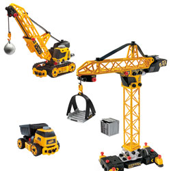 Set construction grue avec camion benne