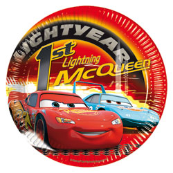 8 Assiettes CARS