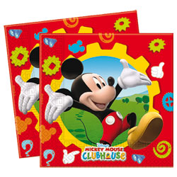 16 Serviettes Mickey
