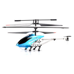 Hélicoptère Infrarouge 3 voies métal avec gyroscope Bleu