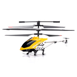 Hélicoptère Infrarouge 3 voies métal avec gyroscope Jaune
