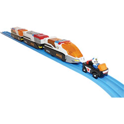 Coffret train police + personnage Tomica