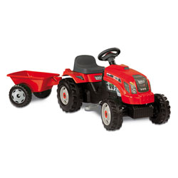 Tracteur grand modèle avec remorque
