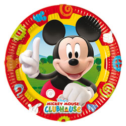8 Assiettes Mickey