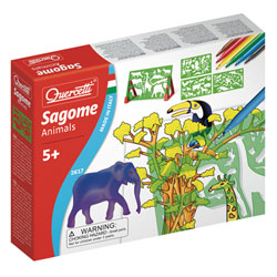 Set de 4 Pochoirs Animaux