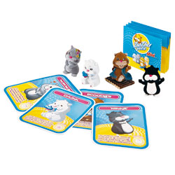 4 Mini Figurines Zhu Zhu Pets