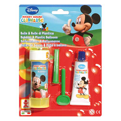 Bulles de savon et pâte à ballons Mickey