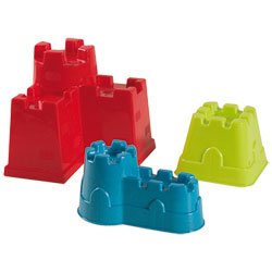 Set de 3 moules châteaux