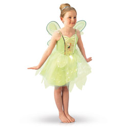 Costume Fée Clochette scintillant 5/6 ans