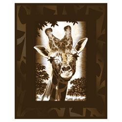 Scraper Or ! Girafe avec frise