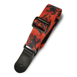Sangle pour guitare Paper Jamz - Rouge