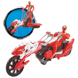 Moto Superdrive + Figurine Rouge