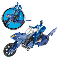 Moto Superdrive + Figurine Bleue