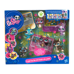 Lot de 6 Petshop et accessoires