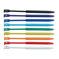 Nintendo DS Pack de 9 stylets multicolores rétractables