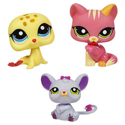 Colonne 3 Petshops : Rat, Phoque et Chat