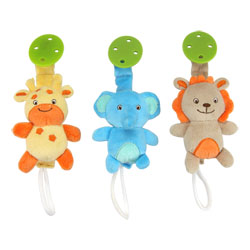 Attache sucette peluche Baby Smile